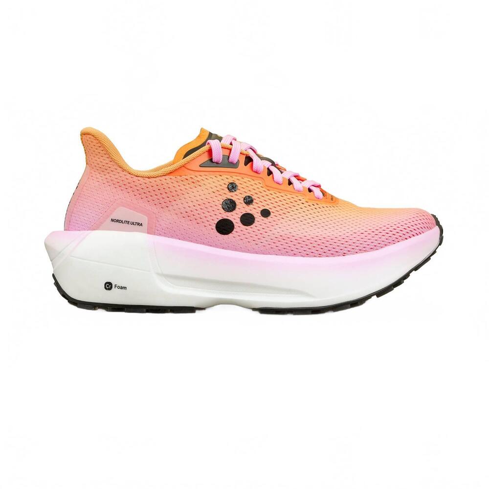NEW CRAFT women's nordlite ultra running shoes in sour/whiz